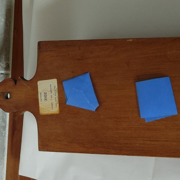 Vintage Tell City Chair Co Pattern 3102 Wooden 'Post' Box - Picture 14 of 17